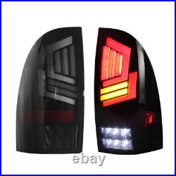 LED Tail Lights Fit For 2005-2015 Toyota Tacoma Rear Brake Lamps Left+Right Pair