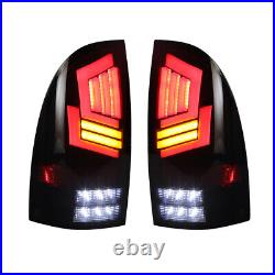 LED Tail Lights Fit For 2005-2015 Toyota Tacoma Rear Brake Lamps Left+Right Pair