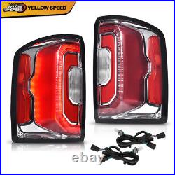 LED Tail Lights Fit For 2016-2018 GMC Sierra Rear brake Stop Lamps Left+Right