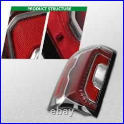 LED Tail Lights Fit For 2016-2018 GMC Sierra Rear brake Stop Lamps Left+Right