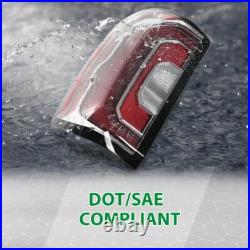 LED Tail Lights Fit For 2016-2018 GMC Sierra Rear brake Stop Lamps Left+Right