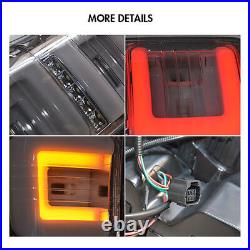 LED Tail Lights Fit For Ford Ranger Pickup 2012-2018 Rear Lamps Smoke Assembly