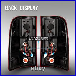 LED Tail Lights For 07-13 Chevy Silverado 1500 2500 Driving Lamps Red Lens Pair
