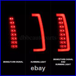 LED Tail Lights For 1988-1998 Chevy GMC C/K 1500 2500 3500 Smoke Brake Lamps DOT