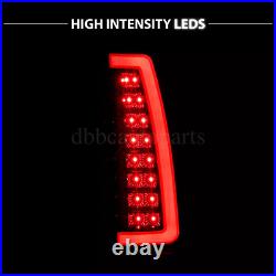 LED Tail Lights For 1988-1998 Chevy GMC C/K 1500 2500 3500 Smoke Brake Lamps DOT