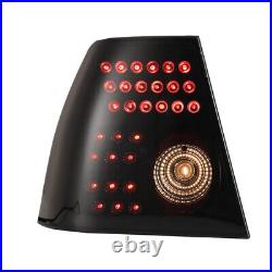 LED Tail Lights For 1999-2005 Volkswagen Jetta Black Rear Brake Lamps Smoke Pair