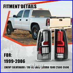 LED Tail Lights For 1999-2006 Chevy Silverado / 99-02 GMC Sierra 1500 2500 3500