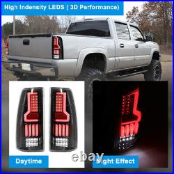 LED Tail Lights For 1999-2006 Chevy Silverado / 99-02 GMC Sierra 1500 2500 3500