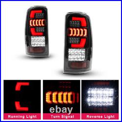 LED Tail Lights For 2000-2006 Chevy Suburban Tahoe/GMC Yukon Black Clear Lens