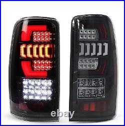 LED Tail Lights For 2000-2006 Chevy Suburban Tahoe GMC Yukon Clear Lens Lamps