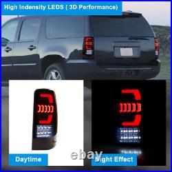 LED Tail Lights For 2000-2006 Chevy Suburban Tahoe GMC Yukon Smoke Lens Lamps