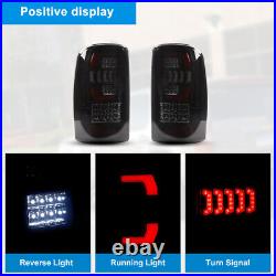 LED Tail Lights For 2000-2006 Chevy Suburban Tahoe GMC Yukon Smoke Lens Lamps