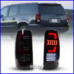 LED Tail Lights For 2000-2006 Chevy Suburban Tahoe GMC Yukon Smoke Lens Lamps