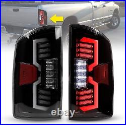 LED Tail Lights For 2002-2006 Dodge Ram 1500 2500 3500 Sequential Signal Lamps