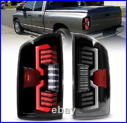 LED Tail Lights For 2002-2006 Dodge Ram 1500 2500 3500 Sequential Signal Lamps