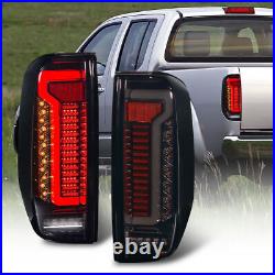 LED Tail Lights For 2005 06 2007-2021 Nissan Navara D40 Frontier Rear Lamp Smoke