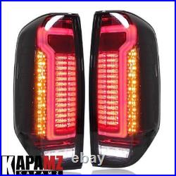 LED Tail Lights For 2005 2006 07-2021 Nissan Navara D40 Frontier Rear Lamp Smoke