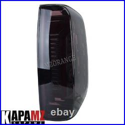 LED Tail Lights For 2005 2006 07-2021 Nissan Navara D40 Frontier Rear Lamp Smoke