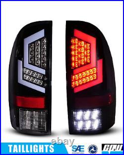 LED Tail Lights For 2005-2008 2009-2015 Toyota Tacoma Sequential Brake Lamp