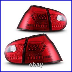 LED Tail Lights For 2006-2009 Volkswagen VW GTI Rabbit Golf MK5 Lamps Left+Right