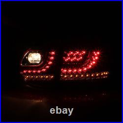 LED Tail Lights For 2006-2009 Volkswagen VW GTI Rabbit Golf MK5 Lamps Left+Right