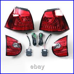 LED Tail Lights For 2006-2009 Volkswagen VW GTI Rabbit Golf MK5 Lamps Left+Right