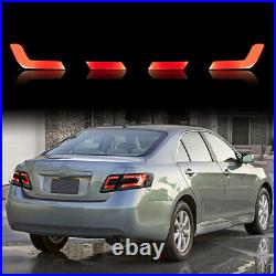 LED Tail Lights For 2006-2011 Toyota Camry Smoke Rear Brake Lamps Assembly LH&RH