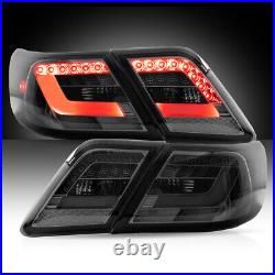 LED Tail Lights For 2006-2011 Toyota Camry Smoke Rear Brake Lamps Assembly LH&RH