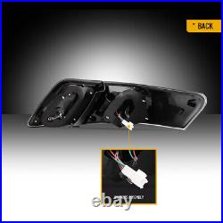 LED Tail Lights For 2006-2011 Toyota Camry Smoke Rear Brake Lamps Assembly LH&RH