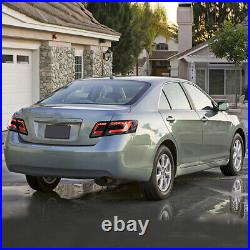 LED Tail Lights For 2006-2011 Toyota Camry Smoke Rear Brake Lamps Assembly LH&RH