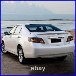 LED Tail Lights For 2006-2011 Toyota Camry Smoke Rear Brake Lamps Assembly LH&RH
