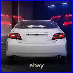 LED Tail Lights For 2006-2011 Toyota Camry Smoke Rear Brake Lamps Assembly LH&RH