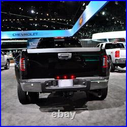 LED Tail Lights For 2007-2013 Chevy Silverado Smoke Lens Rear Lamp Assembly