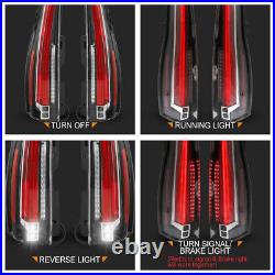 LED Tail Lights For 2007-2014 Cadillac Escalade ESV 4th Gen Style Rear Lamp PAIR