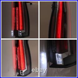 LED Tail Lights For 2007-2014 Cadillac Escalade ESV 4th Gen Style Rear Lamp PAIR