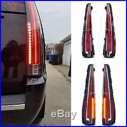 LED Tail Lights For 2007-2014 Cadillac Escalade Rear Lamp 2016 Model Assembly