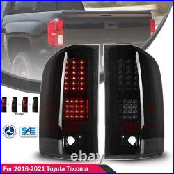 LED Tail Lights For 2007-2014 Chevy Silverado 1500 2500 Brake Rear Lamps Smoke