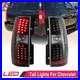 LED Tail Lights For 2007-2014 Chevy Suburban 1500 2500 Tahoe Black Clear Lamps