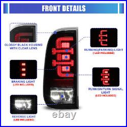 LED Tail Lights For 2008-2016 Ford F-250 F-350 F-450 Super Duty Brake Lamps Pair