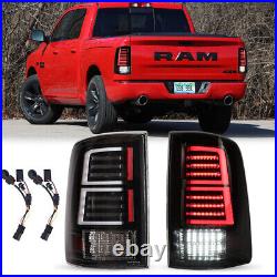LED Tail Lights For 2009-2018 Dodge Ram 1500 2500 3500 Brake Lamp withWire Harness