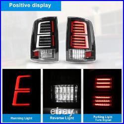 LED Tail Lights For 2009-2018 Dodge Ram 1500 2500 3500 Clear Sequential Signal