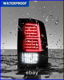LED Tail Lights For 2009-2018 Dodge Ram 1500 2500 3500 Smoke Len Rear Brake Lamp
