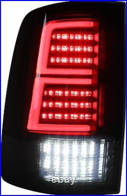 LED Tail Lights For 2009-2018 Dodge Ram 1500 2500 3500 Smoke Len Rear Brake Lamp