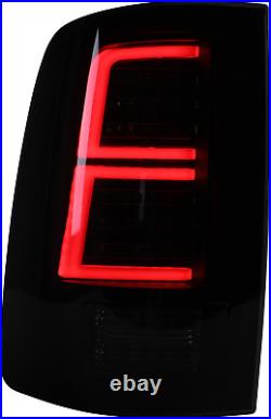 LED Tail Lights For 2009-2018 Dodge Ram 1500 2500 3500 Smoke Len Rear Brake Lamp
