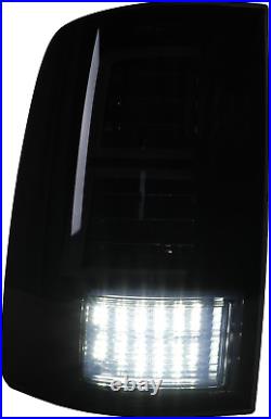 LED Tail Lights For 2009-2018 Dodge Ram 1500 2500 3500 Smoke Len Rear Brake Lamp