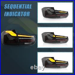LED Tail Lights For 2012-2018 BMW 3 Series F30 Sequential Turn Signal Rear Lamps