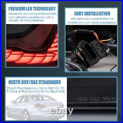 LED Tail Lights For 2012-2018 BMW 3 Series F30 Sequential Turn Signal Rear Lamps