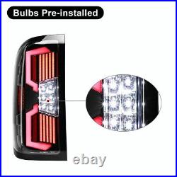 LED Tail Lights For 2014-2018 Chevy Silverado 1500 2500 3500 Sequential Signal