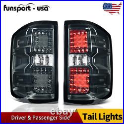 LED Tail Lights For 2014-2018 Chevy Silverado 1500 2500 HD 3500 HD Brake Lamps