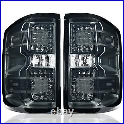 LED Tail Lights For 2014-2018 Chevy Silverado 1500 2500 HD 3500 HD Brake Lamps